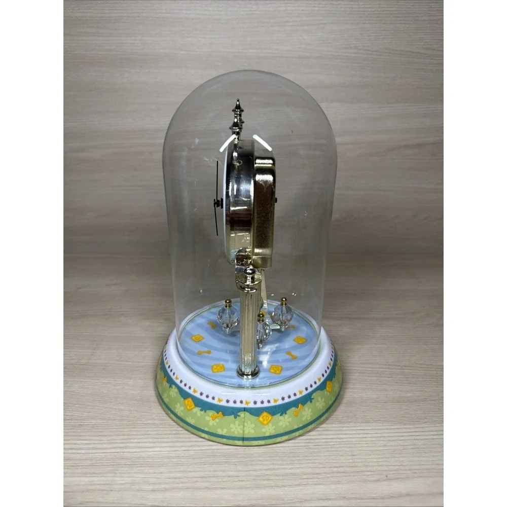 Scooby-Doo Porcelain Anniversary Clock Glass Domed Doesn't Spin Clock Works‎